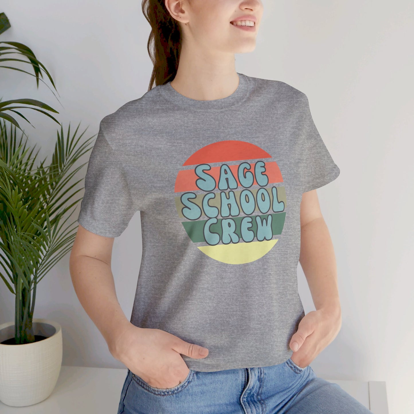 Sage School Unisex Jersey Short Sleeve Tee