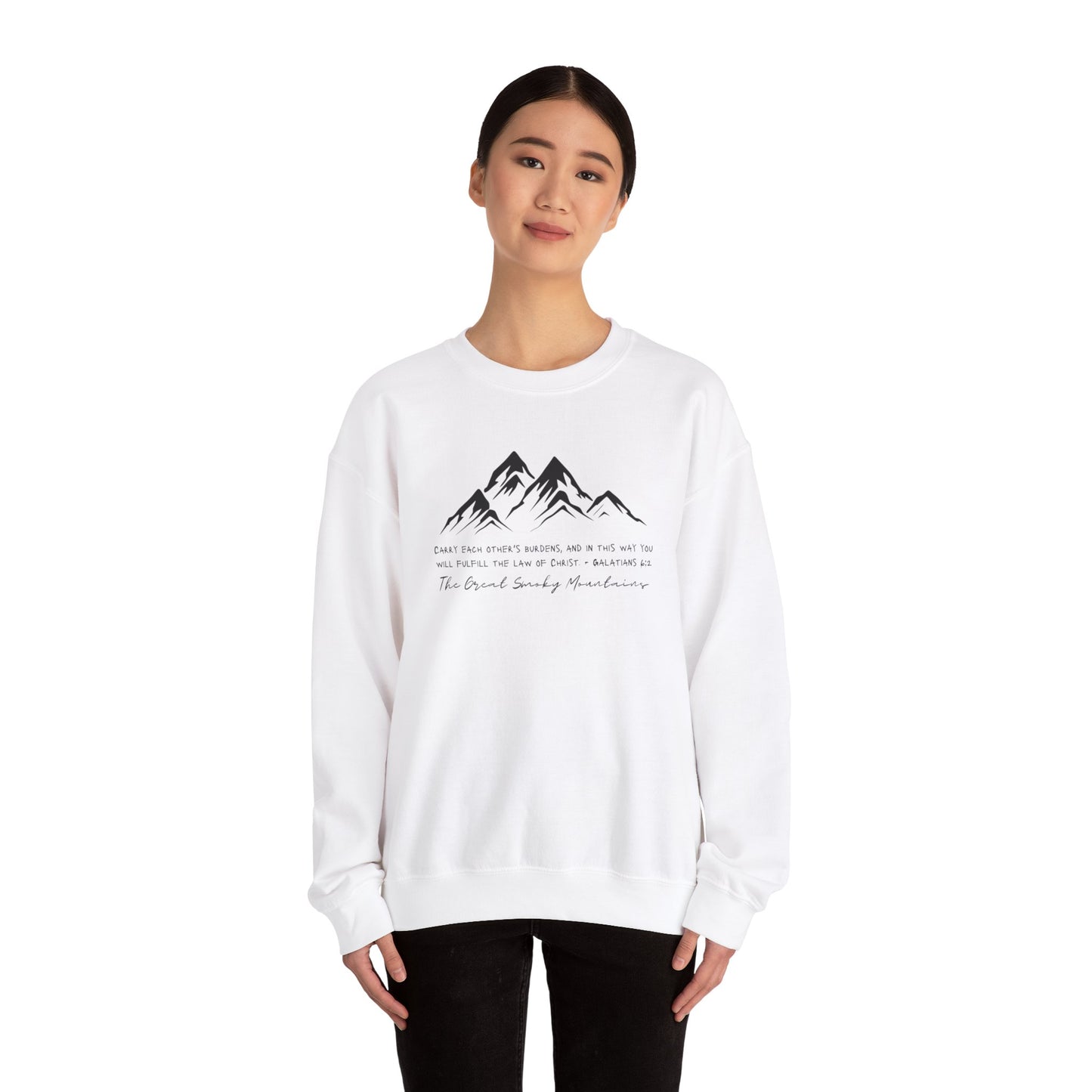 Blessings Smoky Mountain Unisex Heavy Blend™ Crewneck Sweatshirt