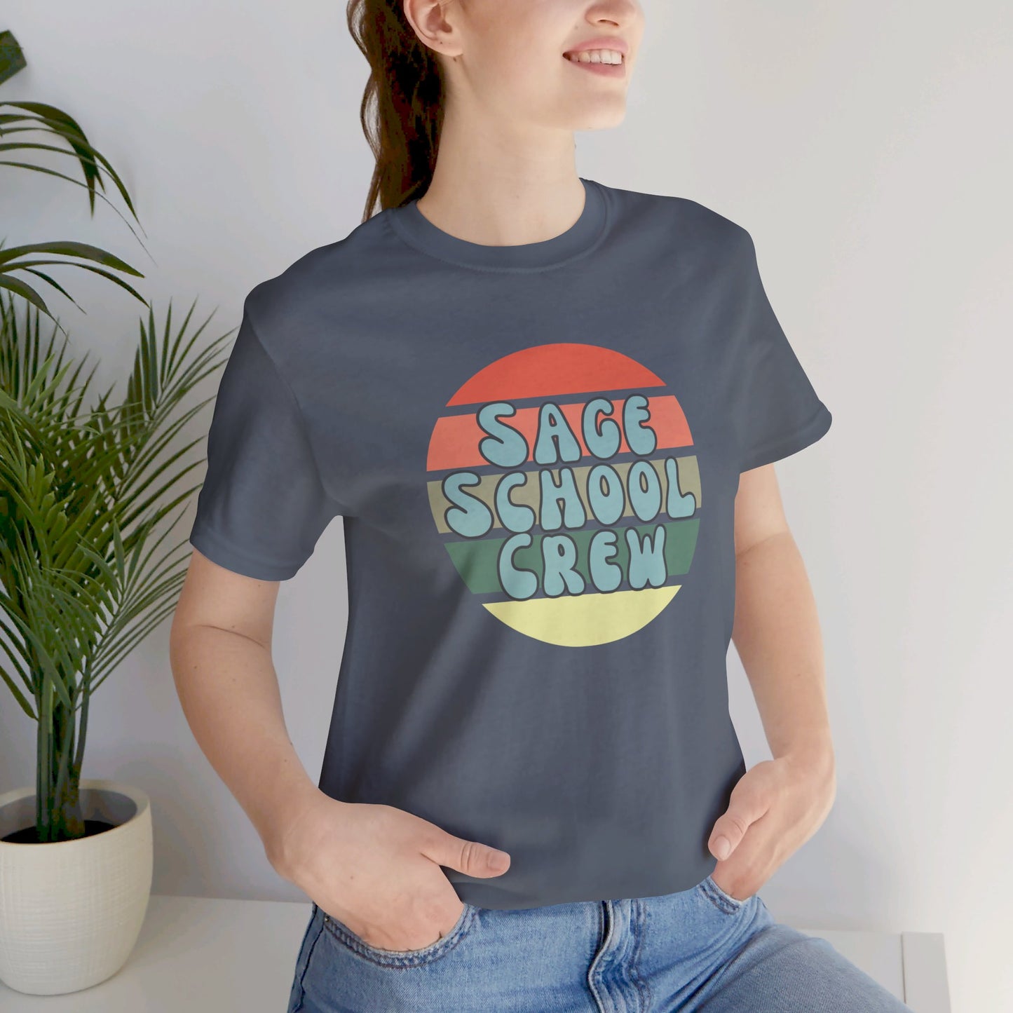 Sage School Unisex Jersey Short Sleeve Tee