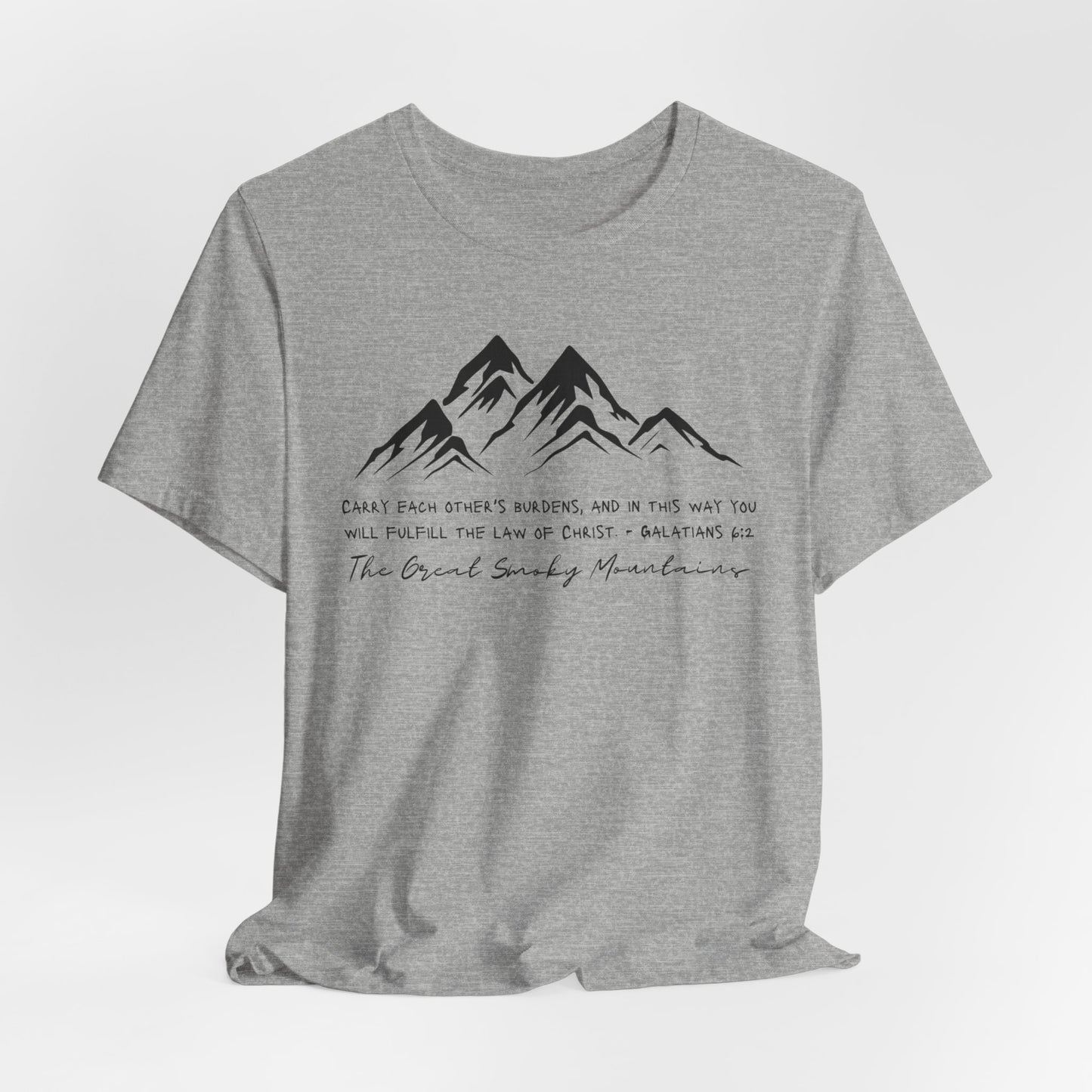Great Smoky Mountains Unisex Jersey Short Sleeve Tee