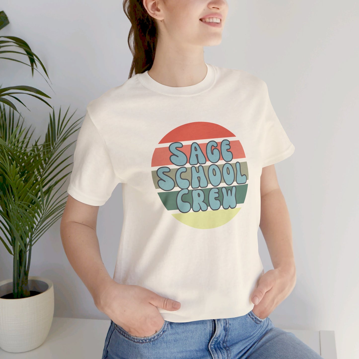Sage School Unisex Jersey Short Sleeve Tee
