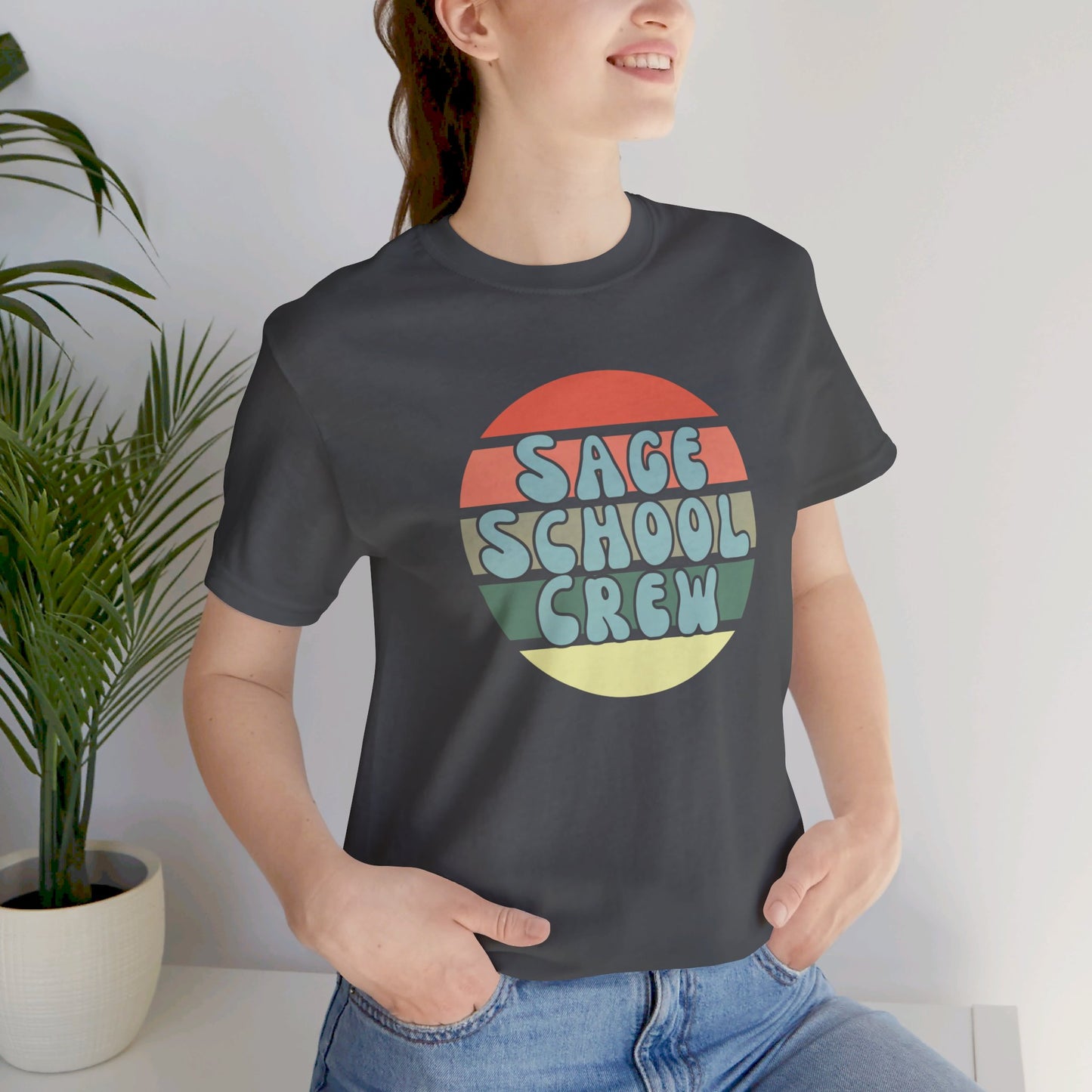 Sage School Unisex Jersey Short Sleeve Tee
