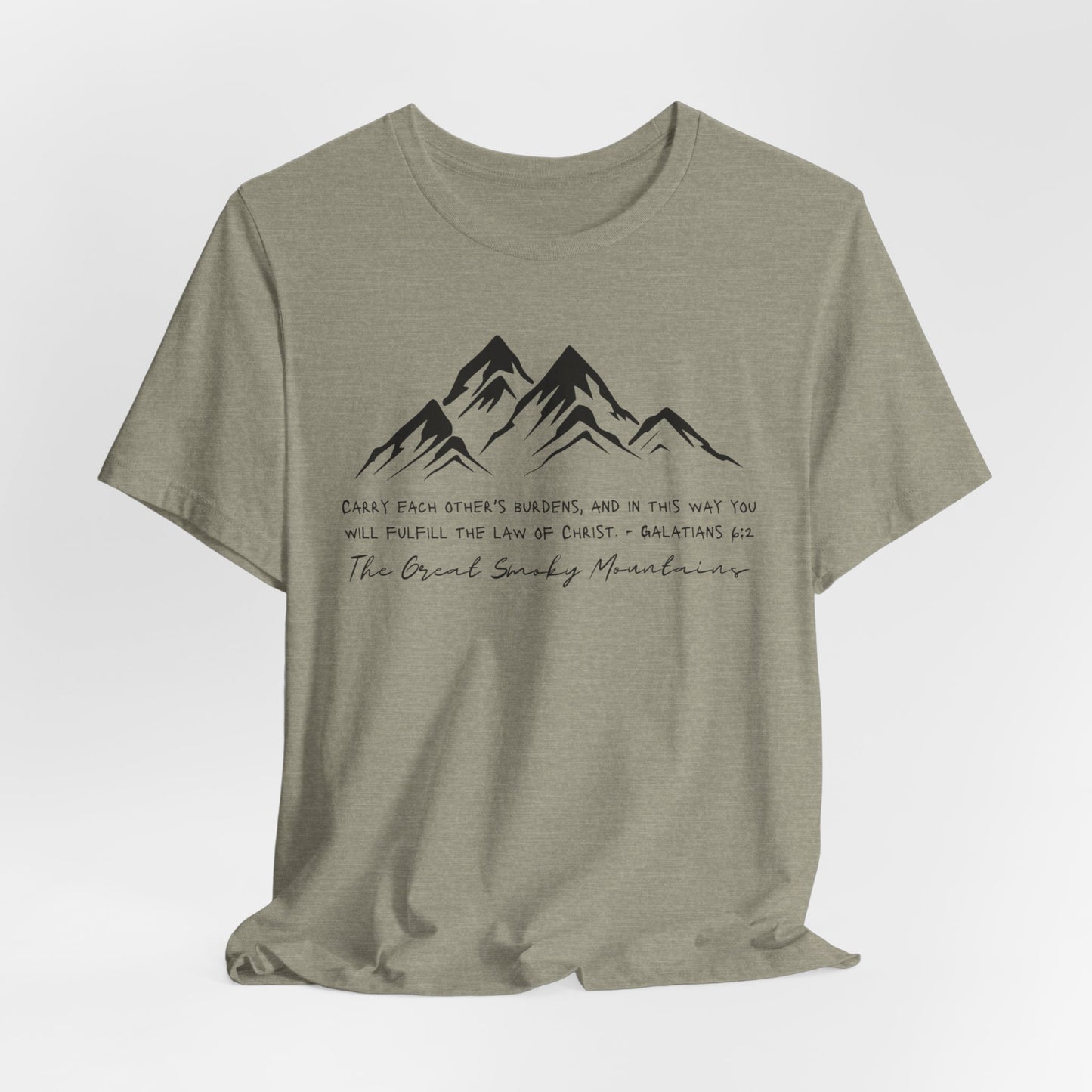 Great Smoky Mountains Unisex Jersey Short Sleeve Tee