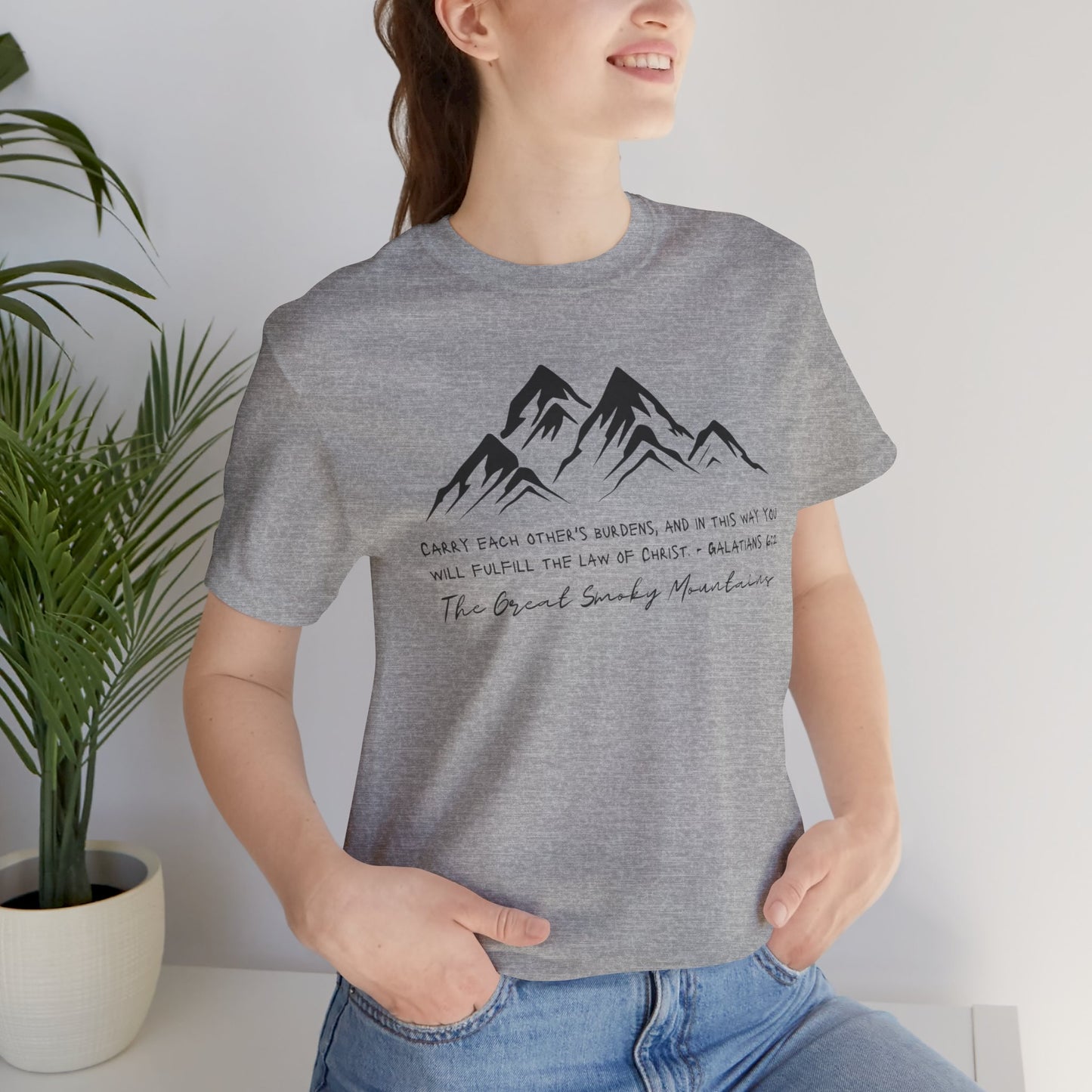 Great Smoky Mountains Unisex Jersey Short Sleeve Tee