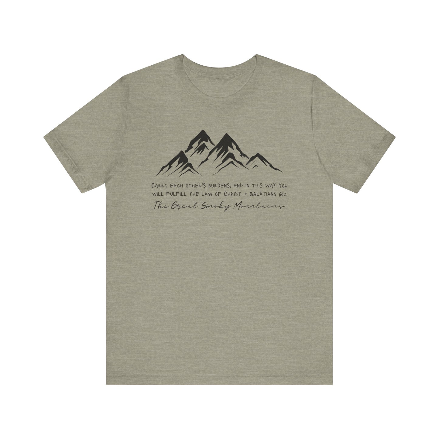Great Smoky Mountains Unisex Jersey Short Sleeve Tee