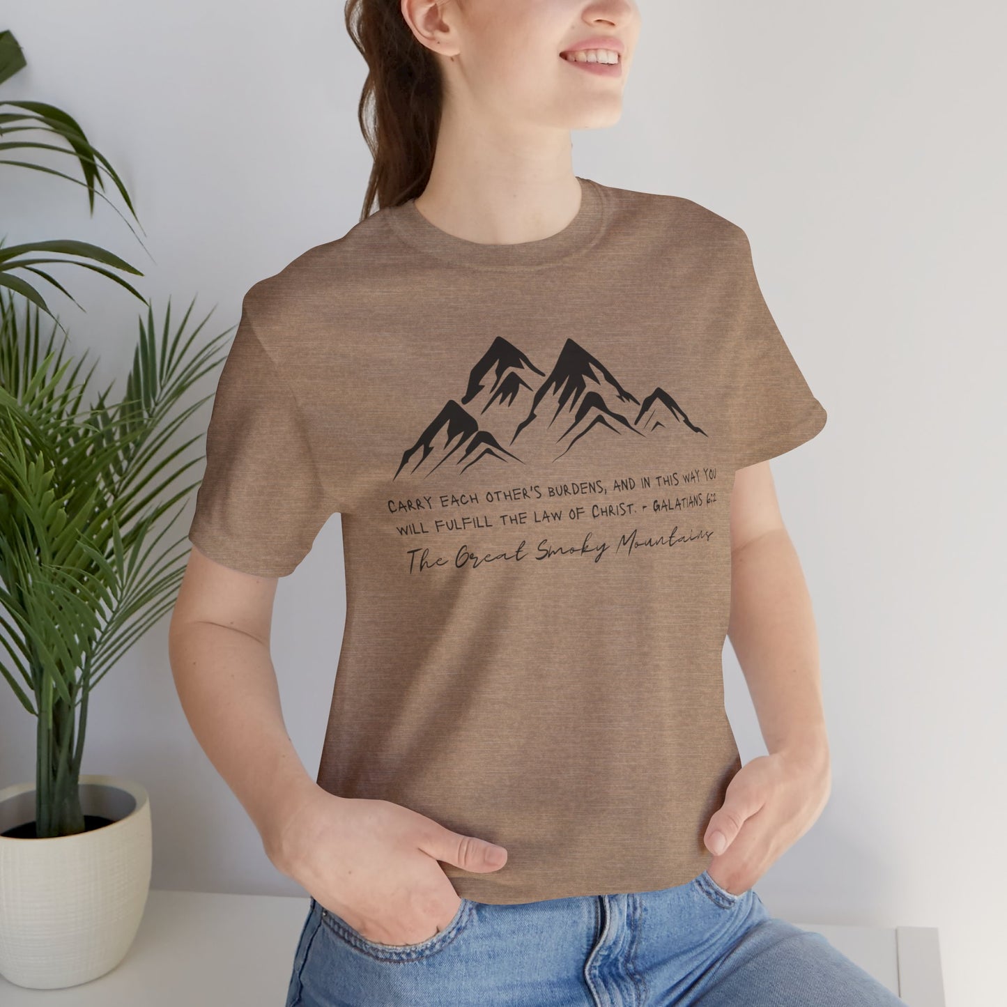 Great Smoky Mountains Unisex Jersey Short Sleeve Tee