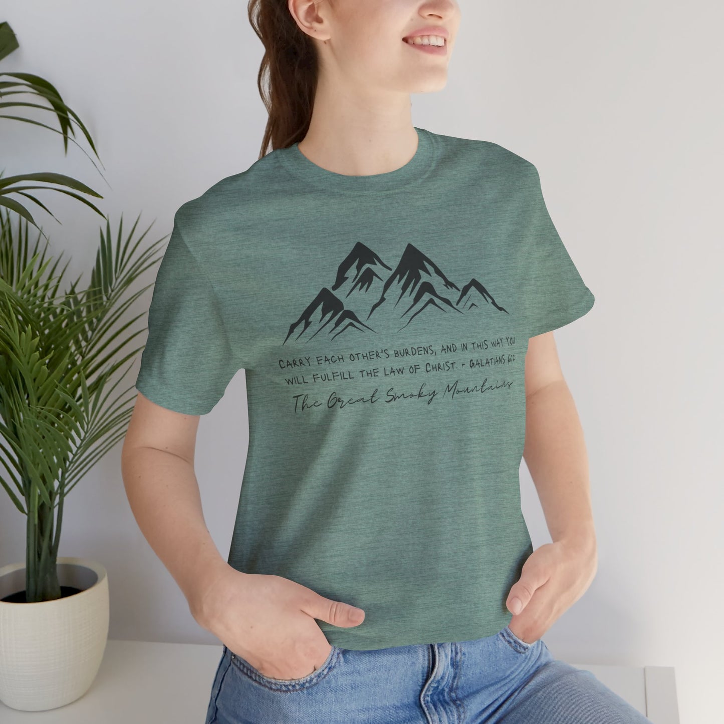 Great Smoky Mountains Unisex Jersey Short Sleeve Tee