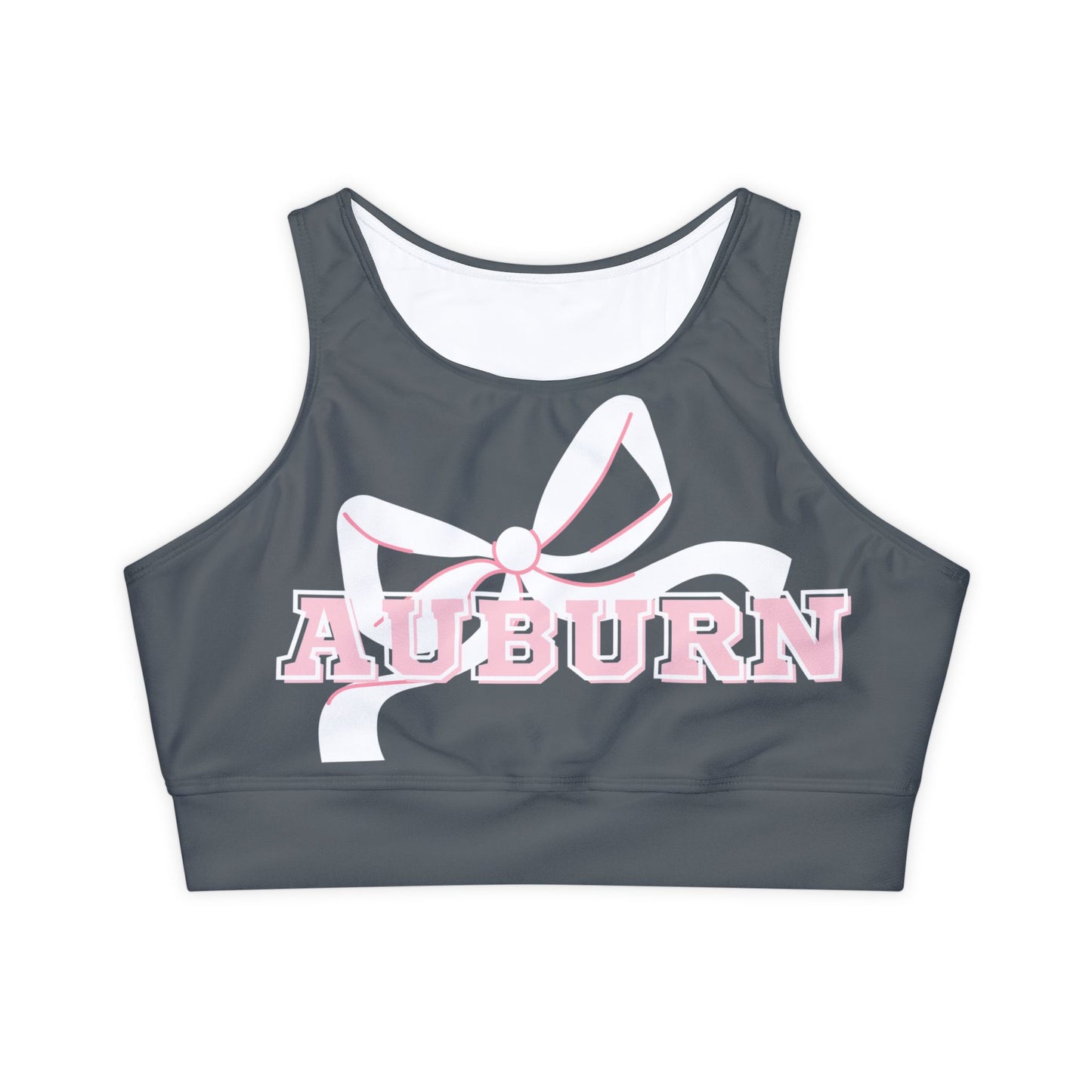 Auburn Fully Lined, Padded Sports Bra (AOP)