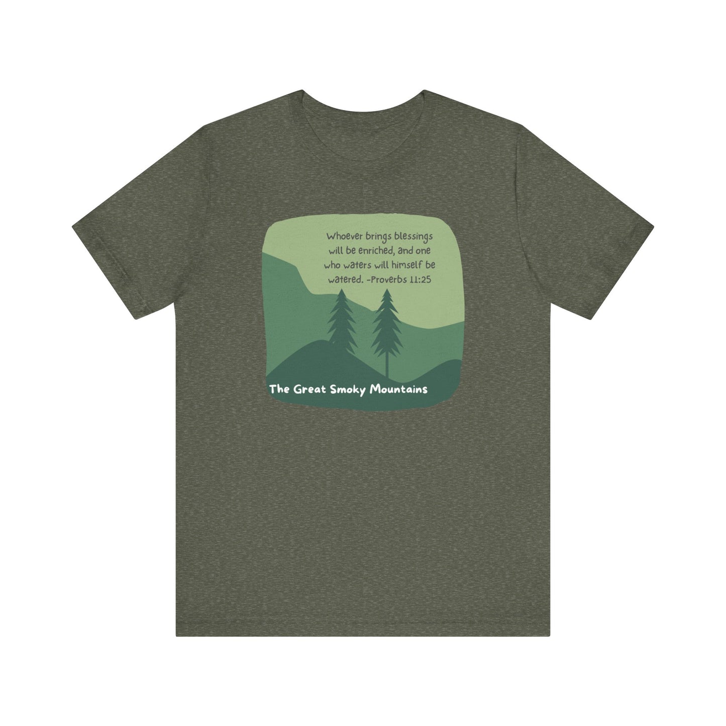 Smoky Mountain Blessings Unisex Jersey Short Sleeve Tee