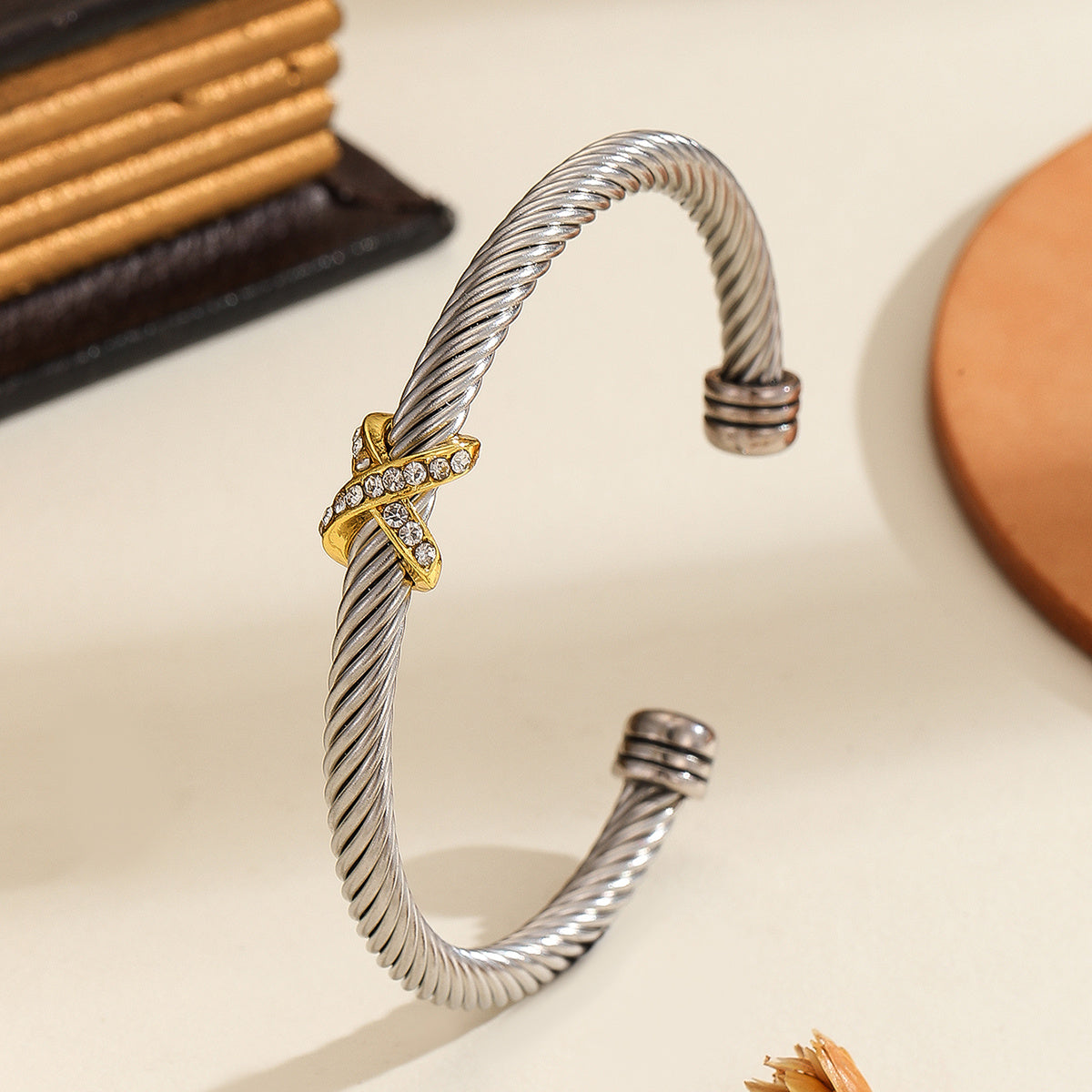 David Yurman Style Cable Bracelet