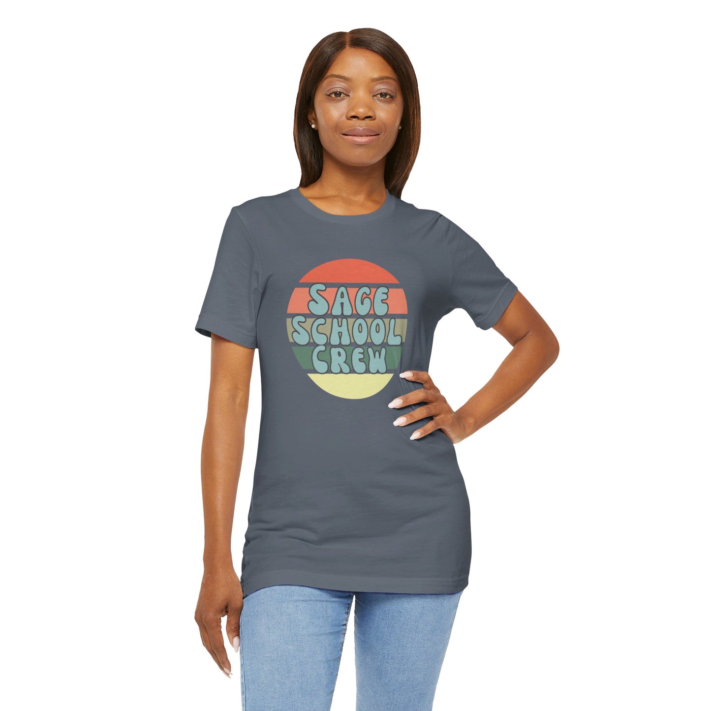 Sage School Unisex Jersey Short Sleeve Tee