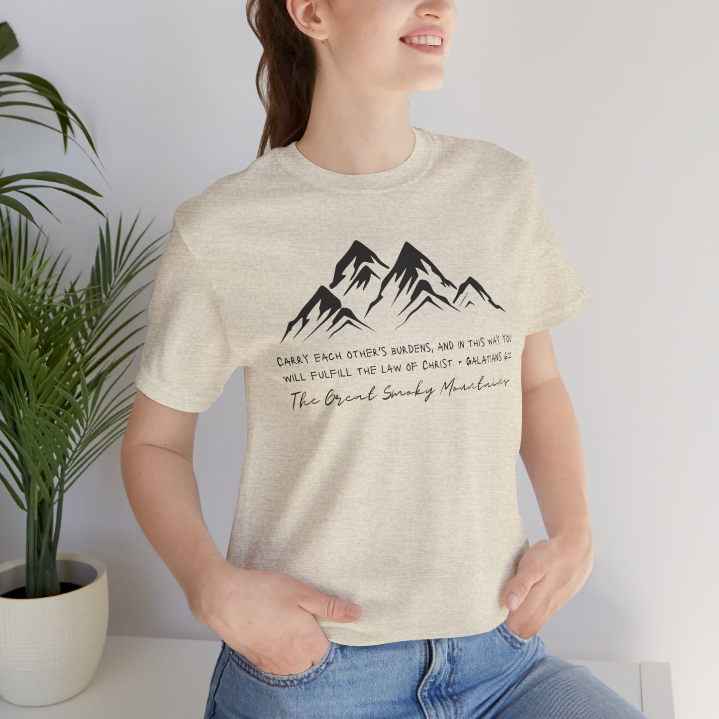 Great Smoky Mountains Unisex Jersey Short Sleeve Tee