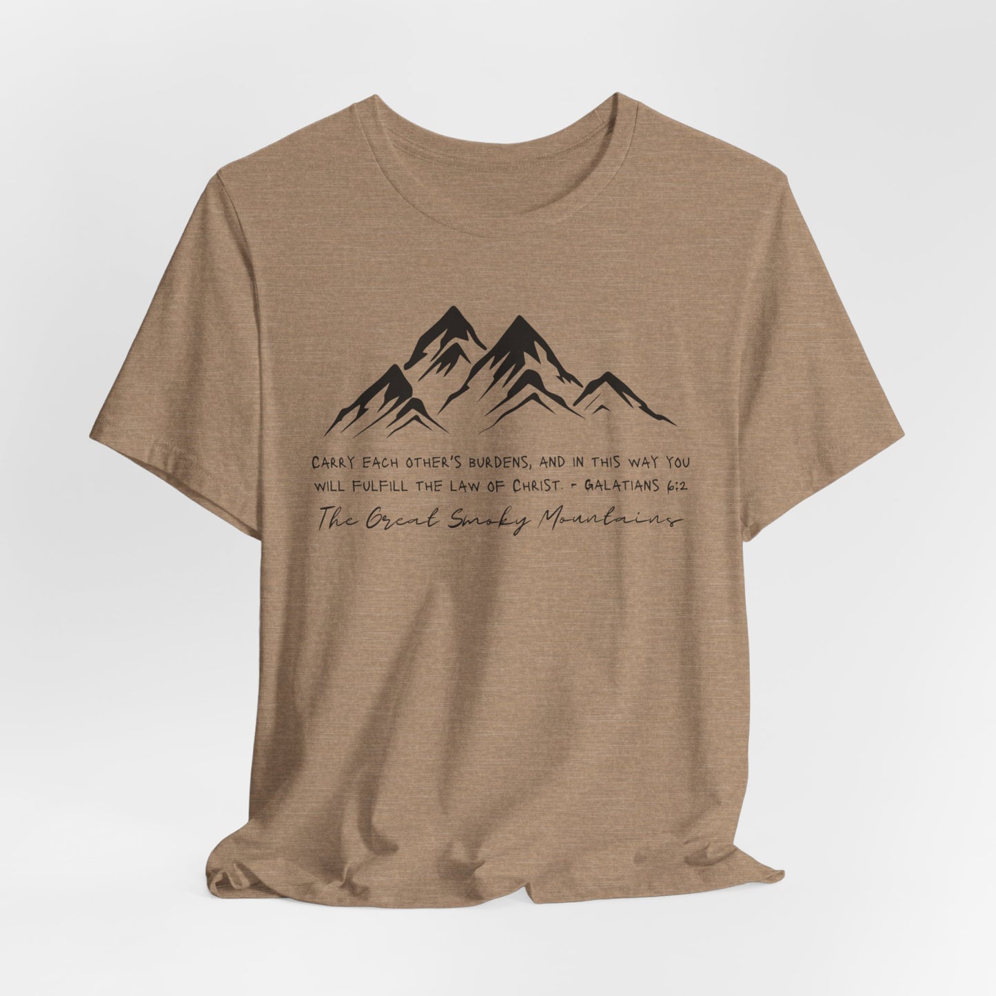Great Smoky Mountains Unisex Jersey Short Sleeve Tee