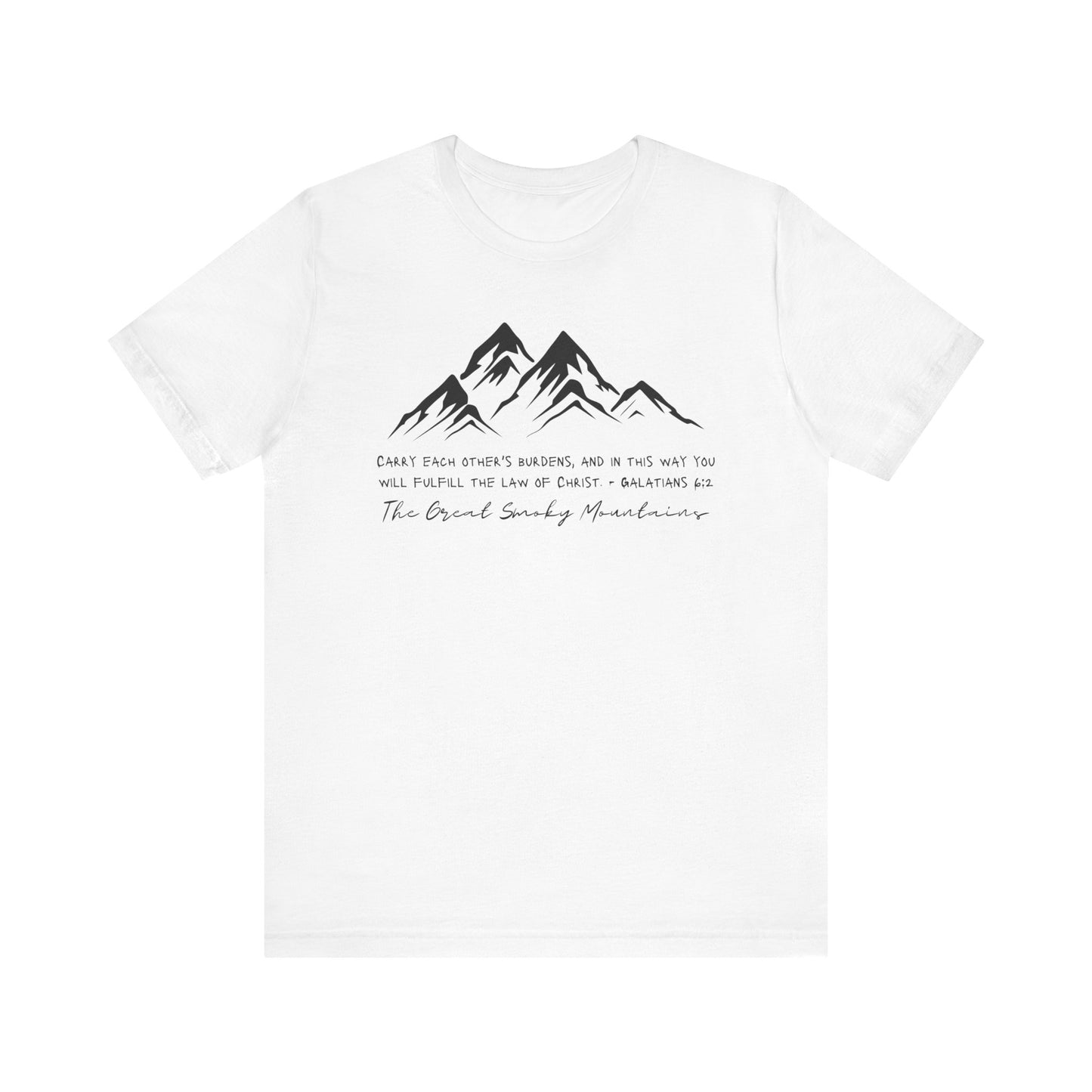 Great Smoky Mountains Unisex Jersey Short Sleeve Tee