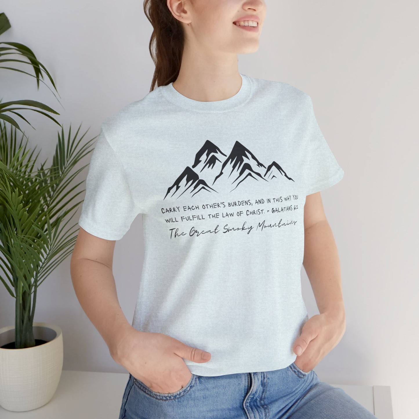 Great Smoky Mountains Unisex Jersey Short Sleeve Tee