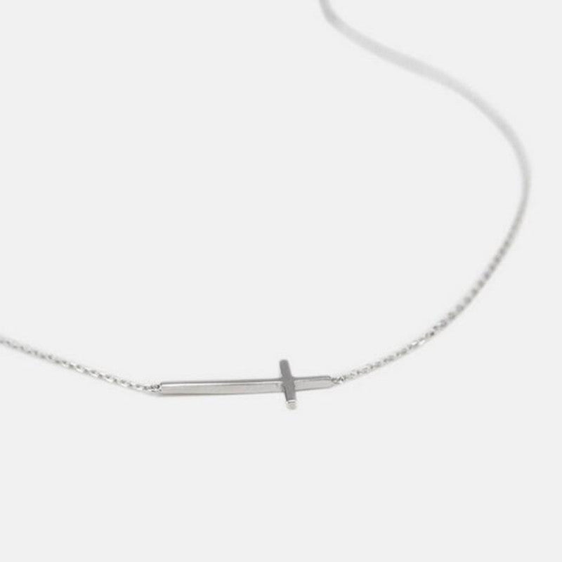 classic cross necklace