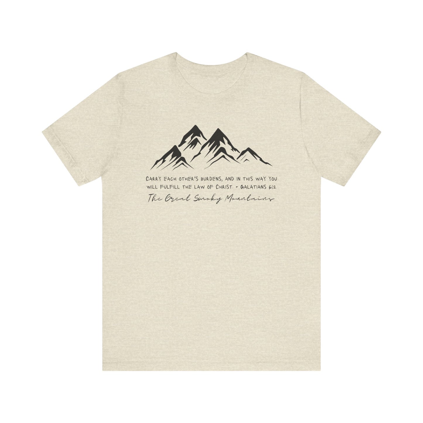 Great Smoky Mountains Unisex Jersey Short Sleeve Tee
