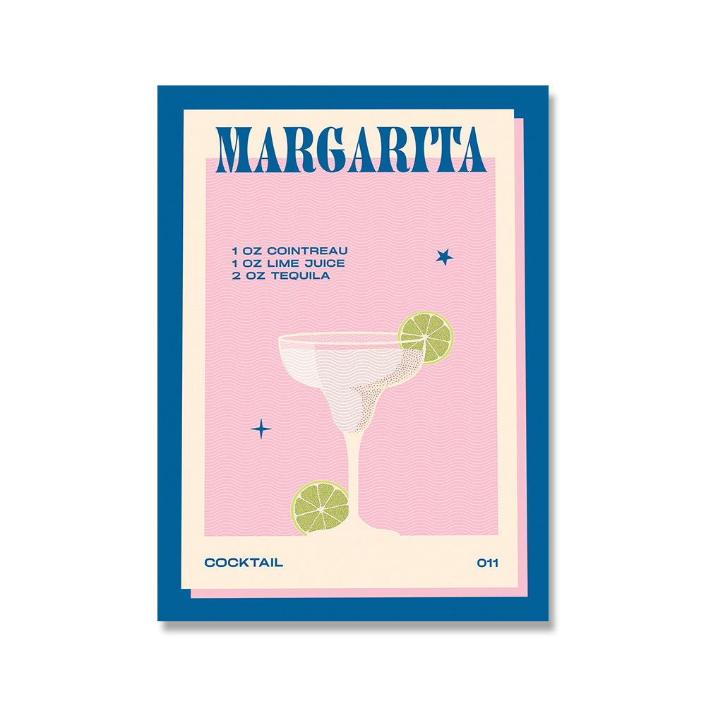 Cocktail Vintage Wall Art