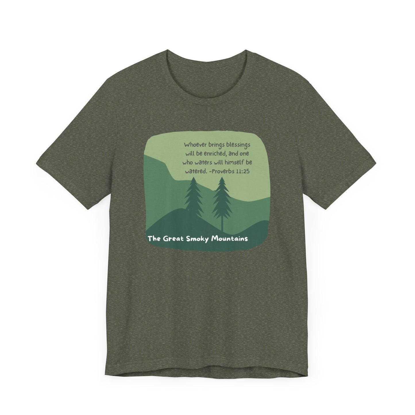 Smoky Mountain Blessings Unisex Jersey Short Sleeve Tee