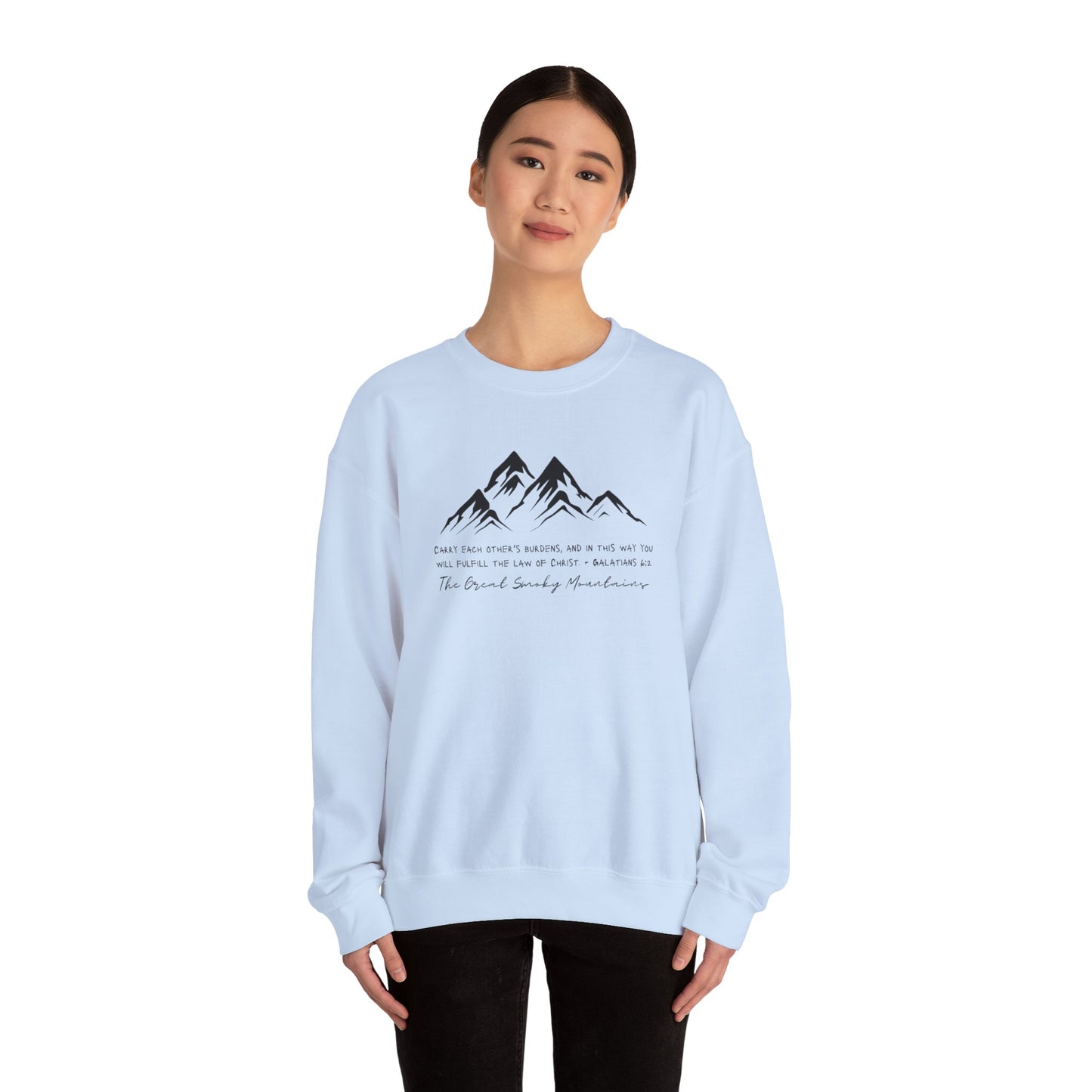 Blessings Smoky Mountain Unisex Heavy Blend™ Crewneck Sweatshirt