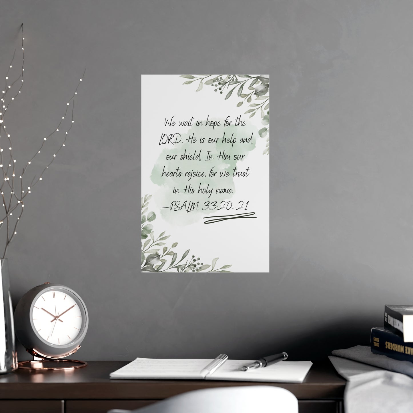 Vertical and Horizontal Matte Posters