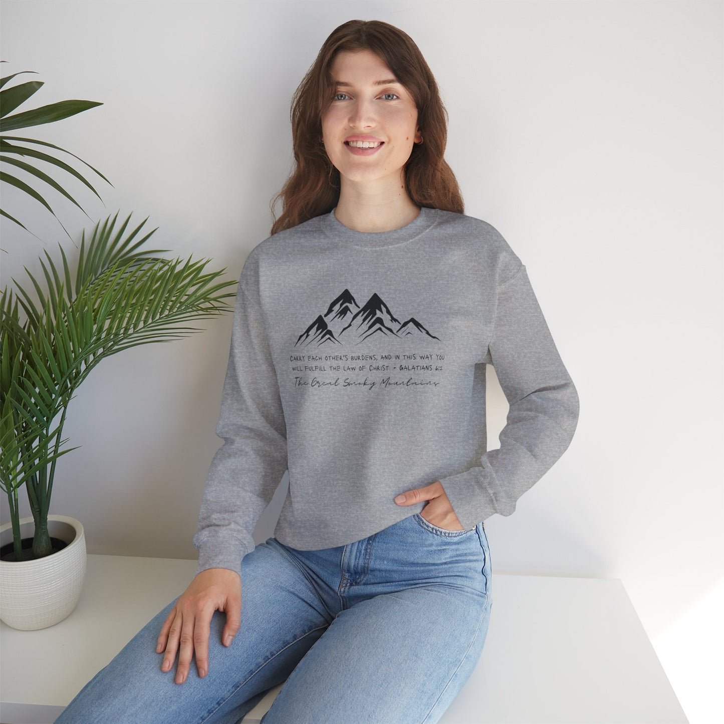 Blessings Smoky Mountain Unisex Heavy Blend™ Crewneck Sweatshirt
