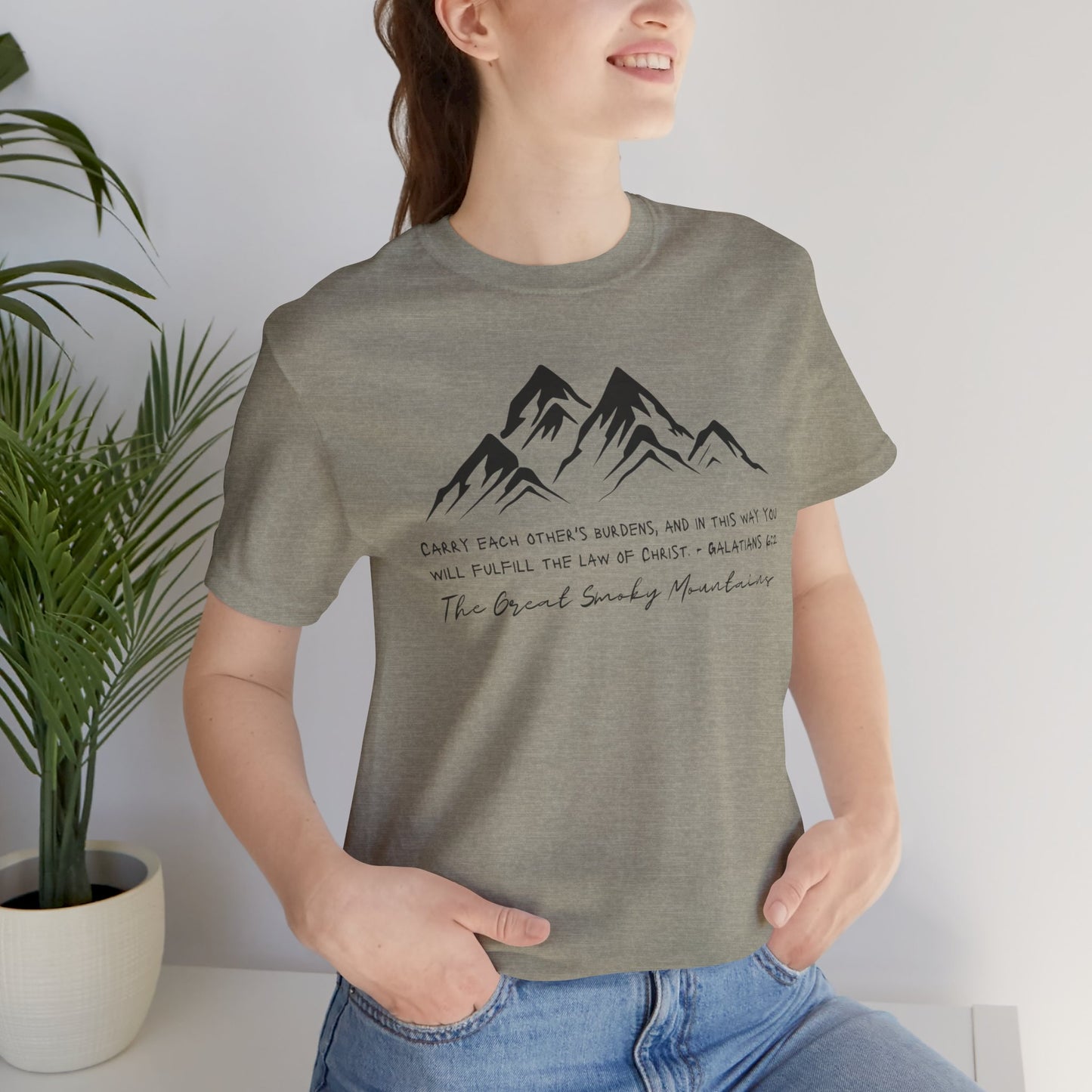 Great Smoky Mountains Unisex Jersey Short Sleeve Tee