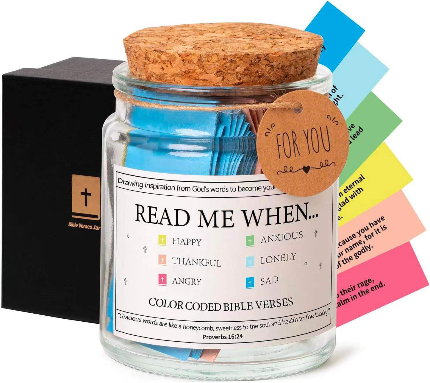 Read Me When ~ Bible Verses In A Jar Christian Gift