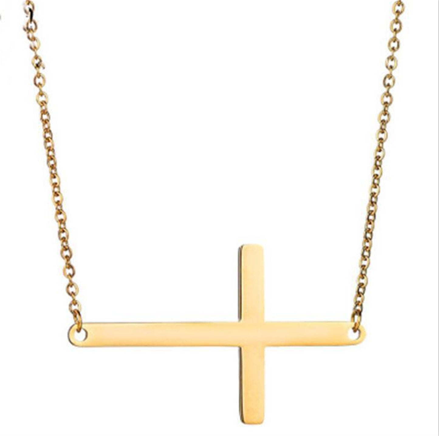 classic cross necklace