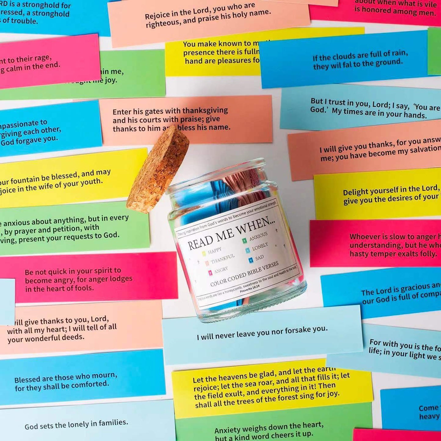 Read Me When ~ Bible Verses In A Jar Christian Gift