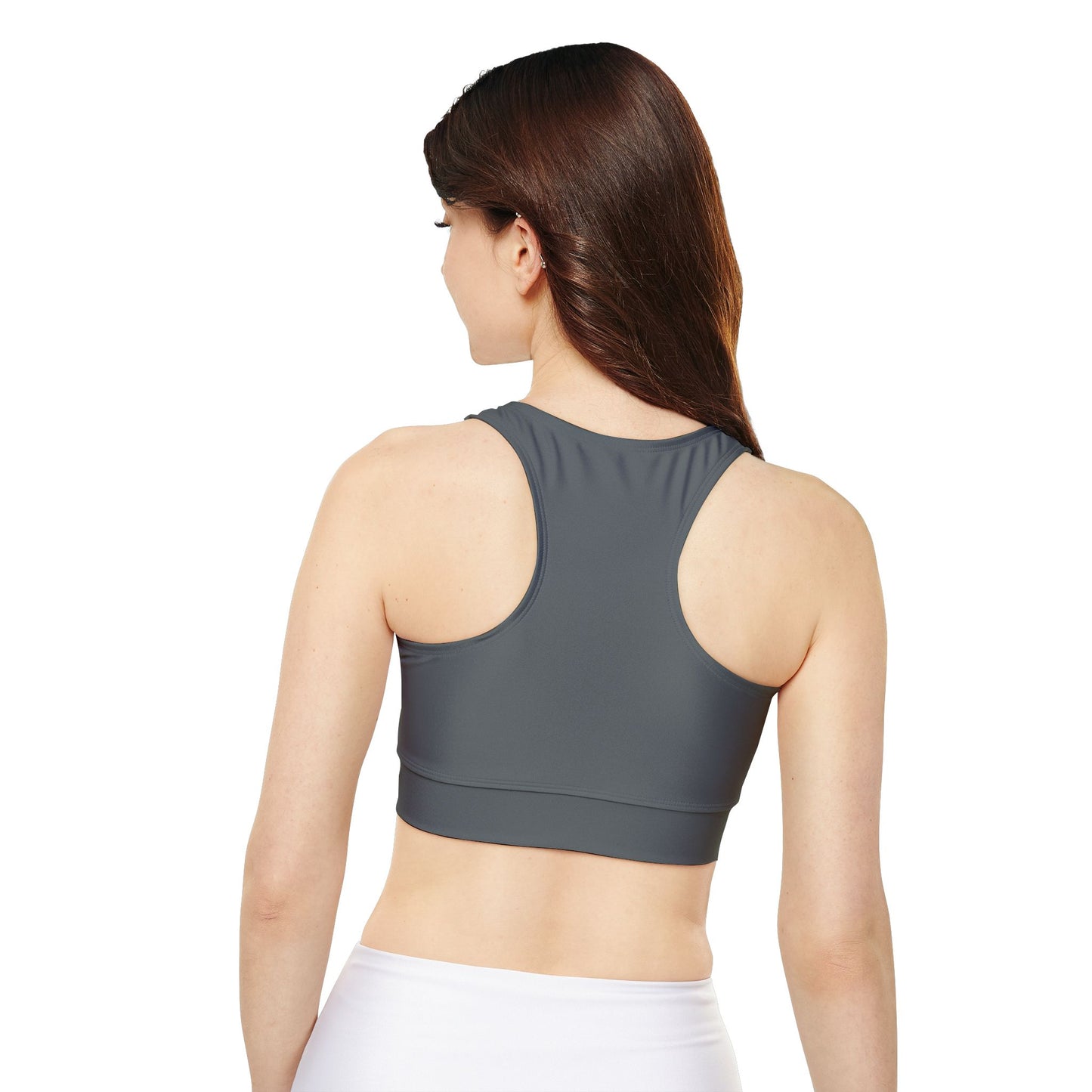 Auburn Fully Lined, Padded Sports Bra (AOP)