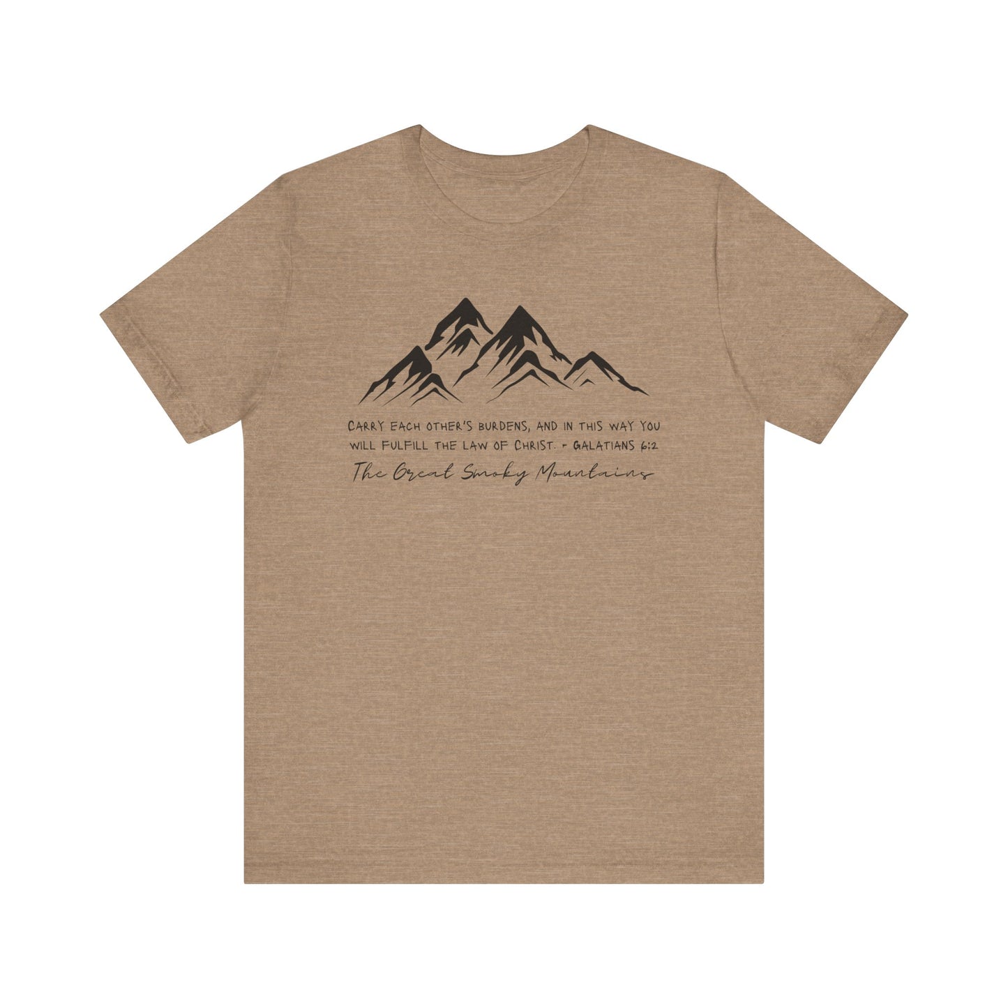 Great Smoky Mountains Unisex Jersey Short Sleeve Tee