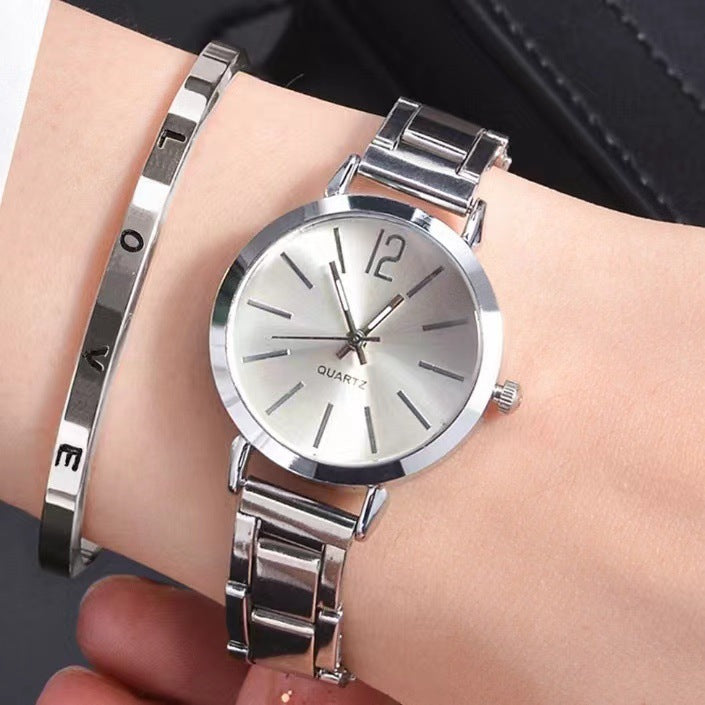 Woman’s Quartz Watch & Bracelet Set