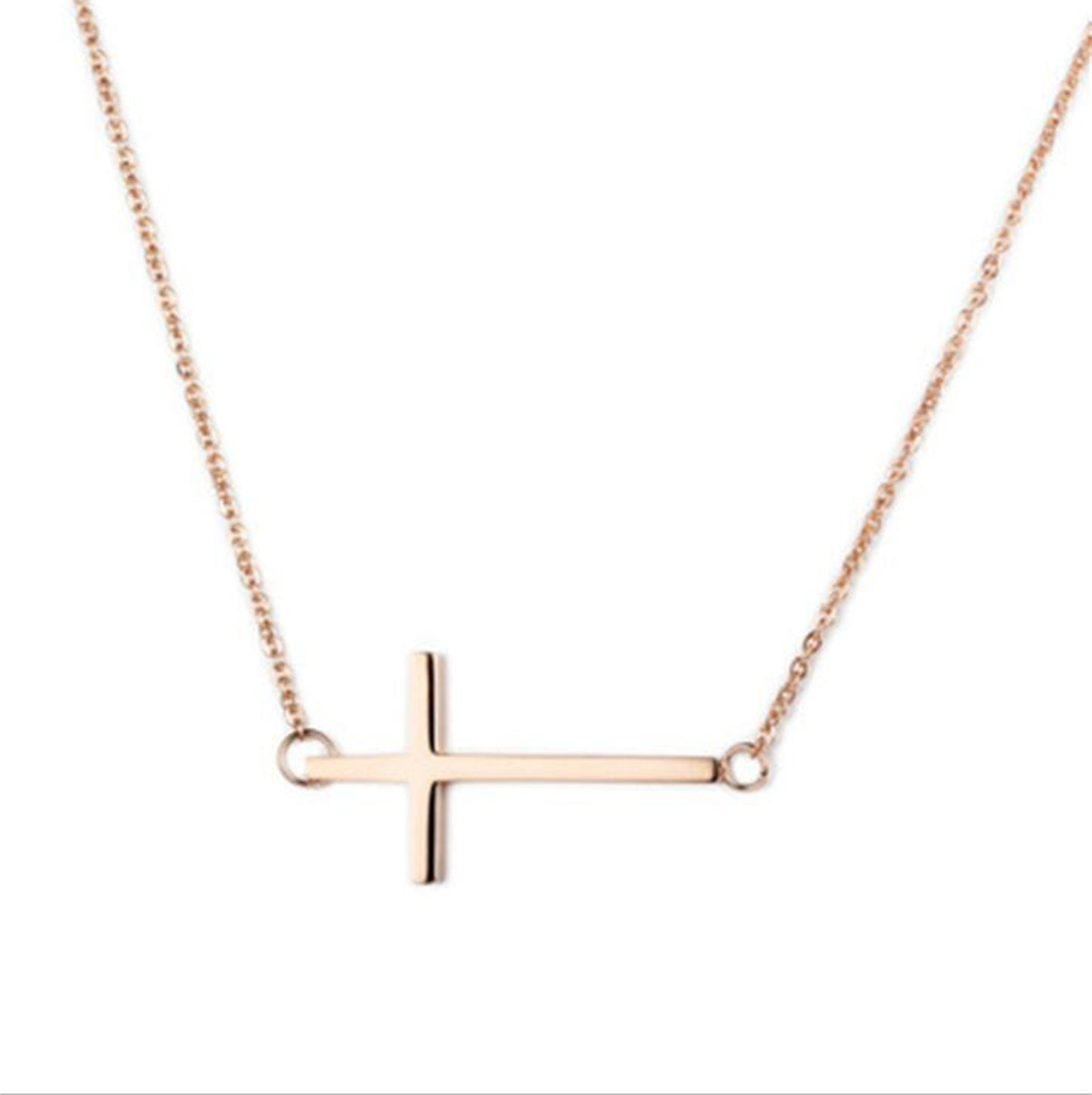 classic cross necklace