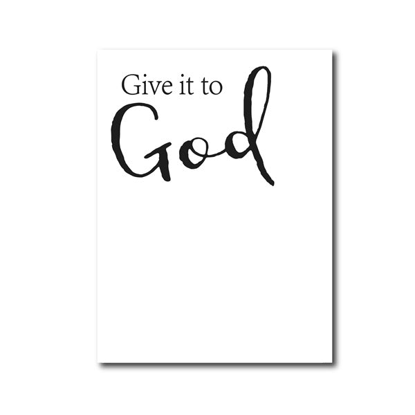 Give It To God ~ Christian Wall Art
