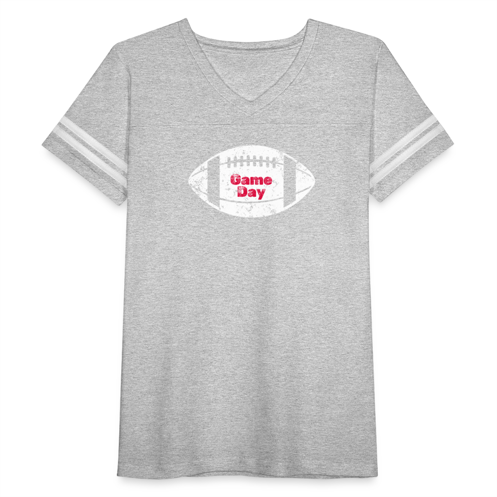 Women’s Vintage Sport T-Shirt - heather gray/white