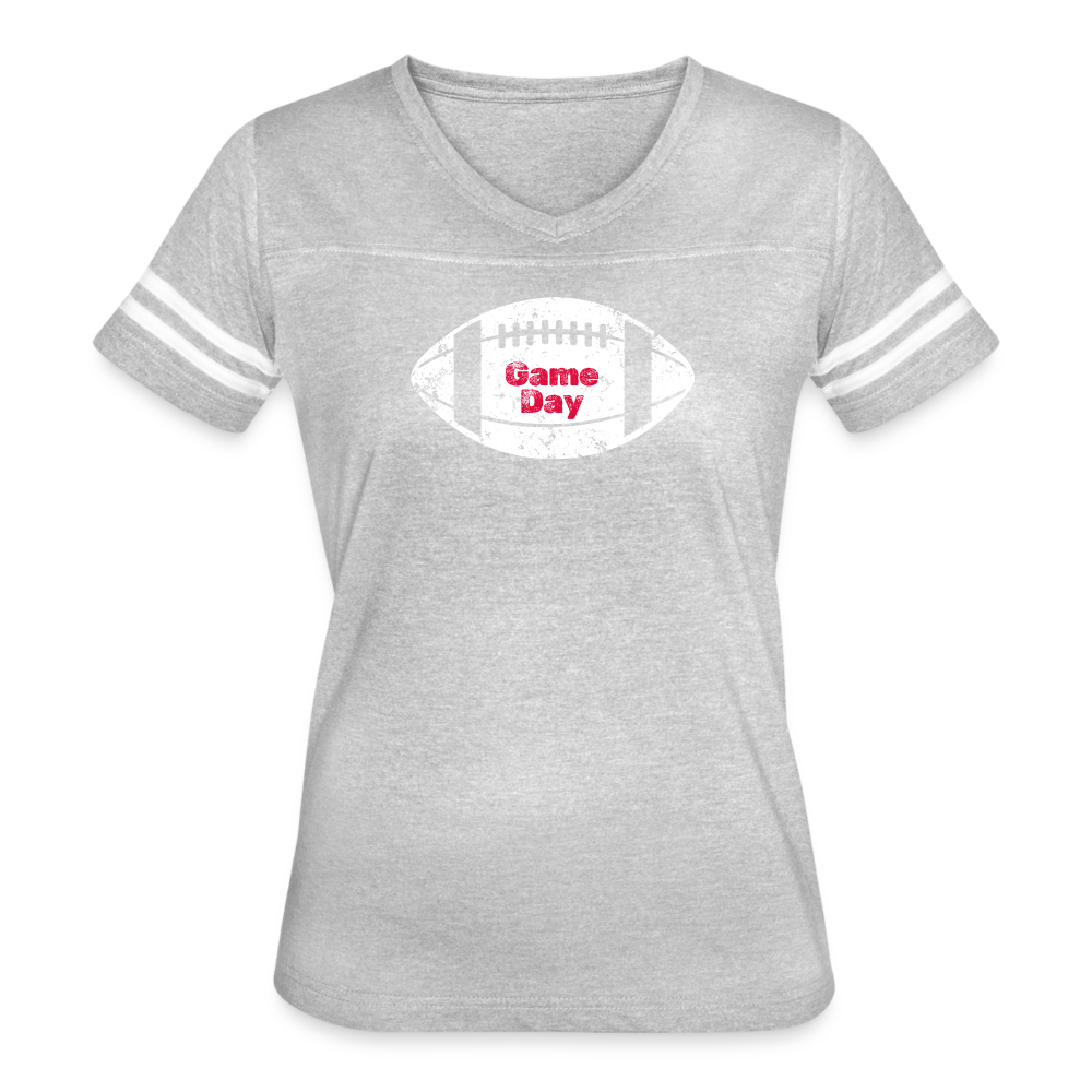 Women’s Vintage Sport T-Shirt - heather gray/white