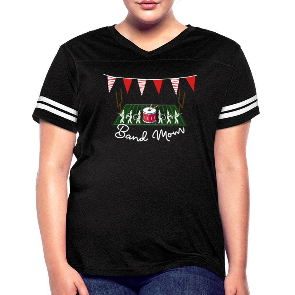 Band Mom’s Vintage Sport T-Shirt - black/white
