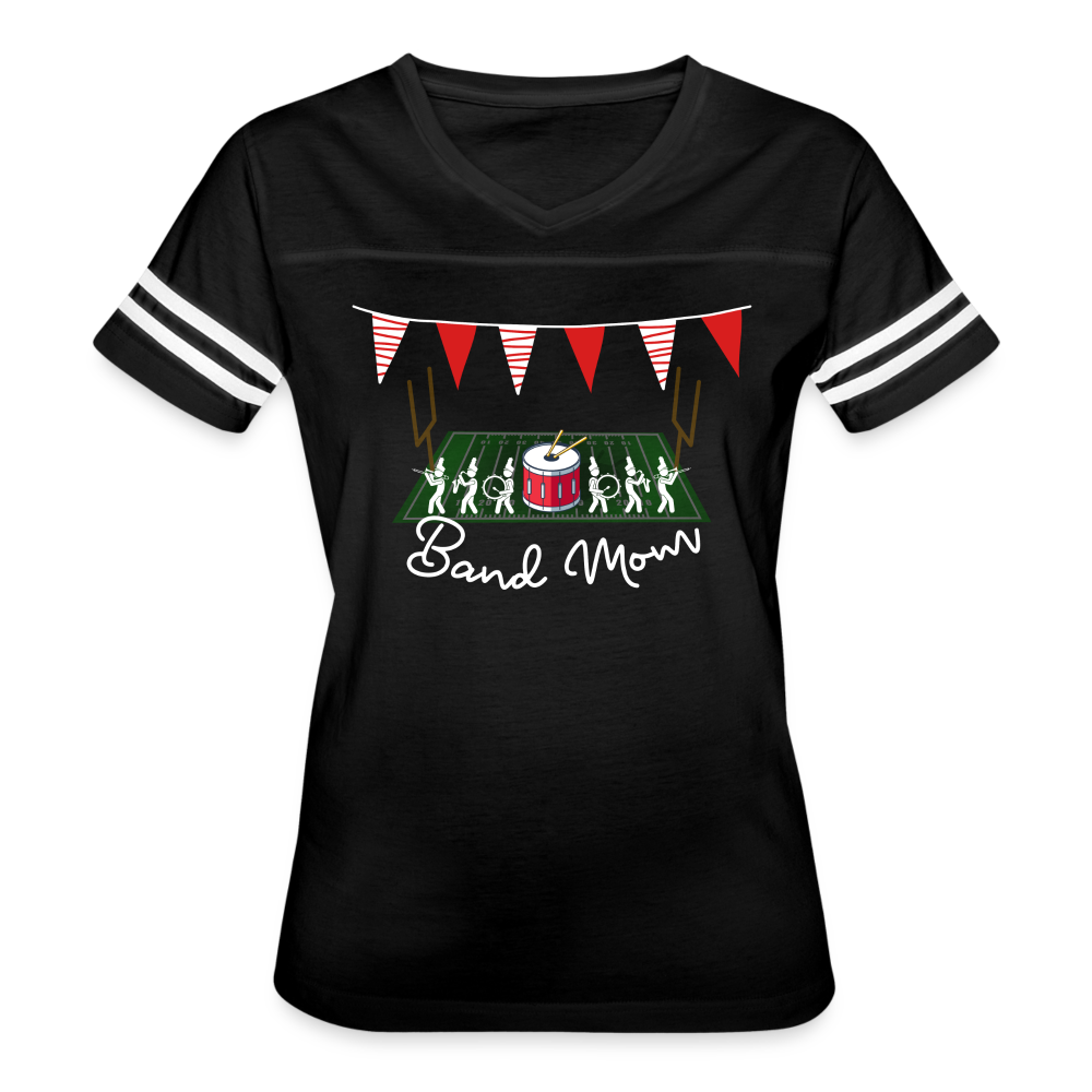 Band Mom’s Vintage Sport T-Shirt - black/white