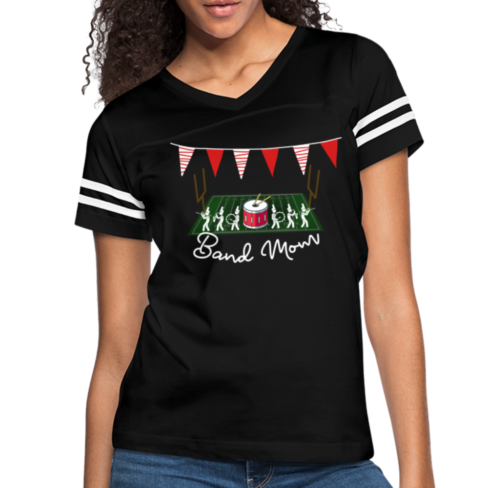 Band Mom’s Vintage Sport T-Shirt - black/white