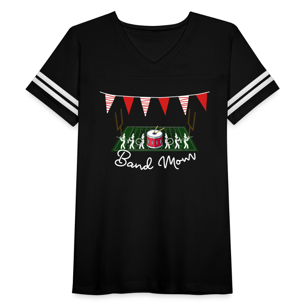 Band Mom’s Vintage Sport T-Shirt - black/white