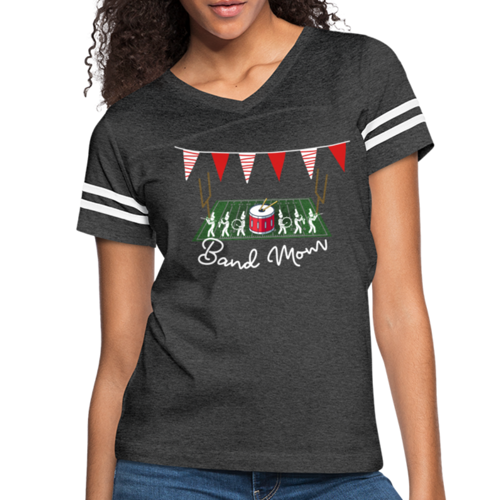 Band Mom’s Vintage Sport T-Shirt - vintage smoke/white