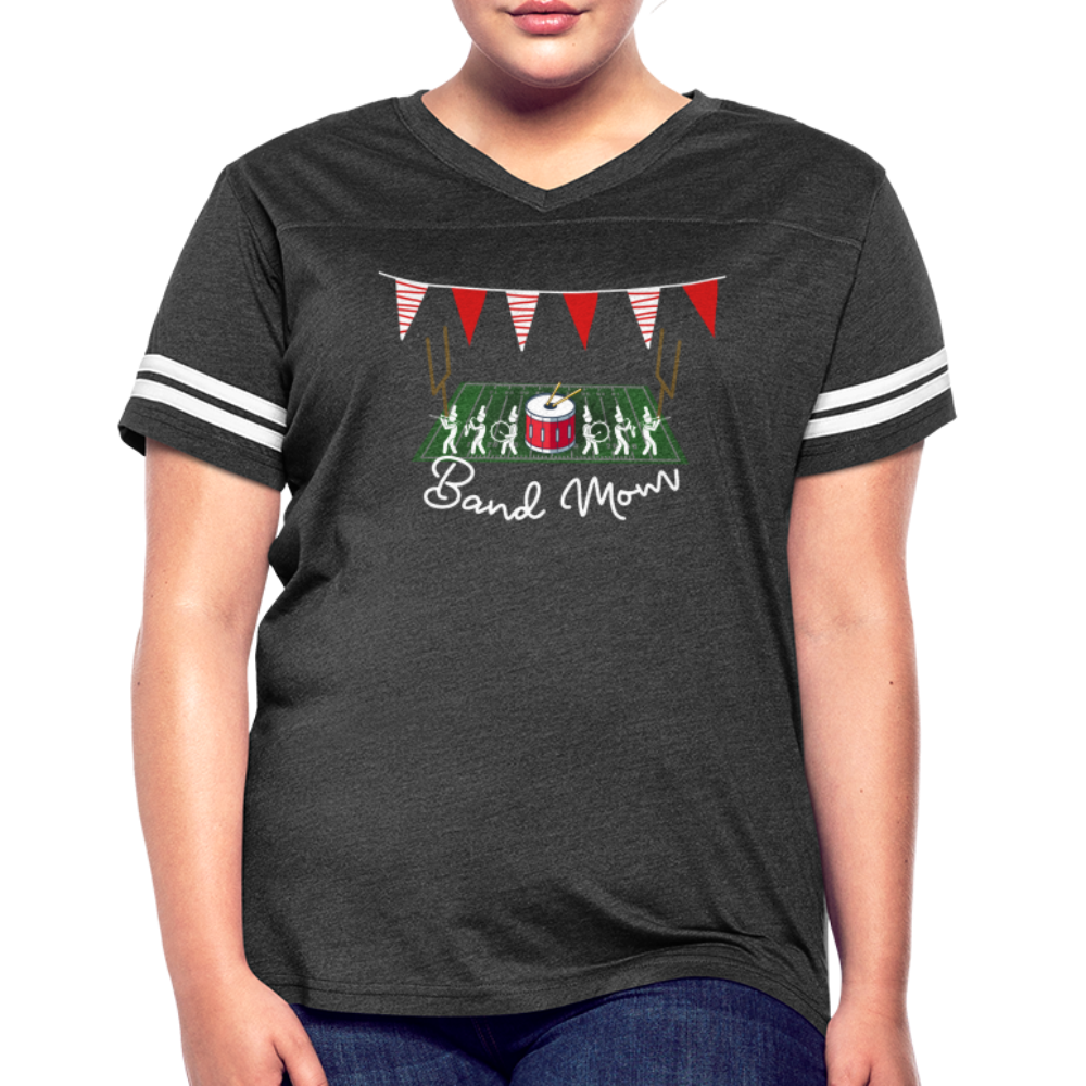 Band Mom’s Vintage Sport T-Shirt - vintage smoke/white