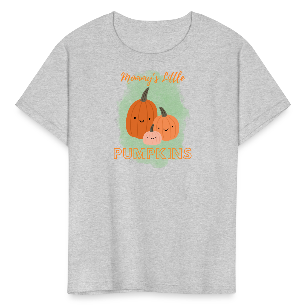 Mommy's Little Pumpkins Kids' T-Shirt - heather gray