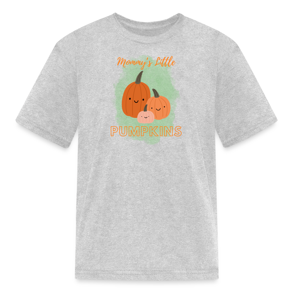 Mommy's Little Pumpkins Kids' T-Shirt - heather gray