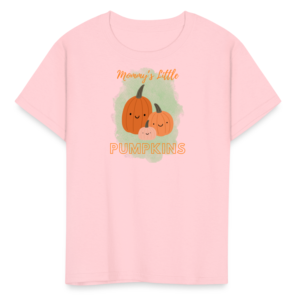 Mommy's Little Pumpkins Kids' T-Shirt - pink