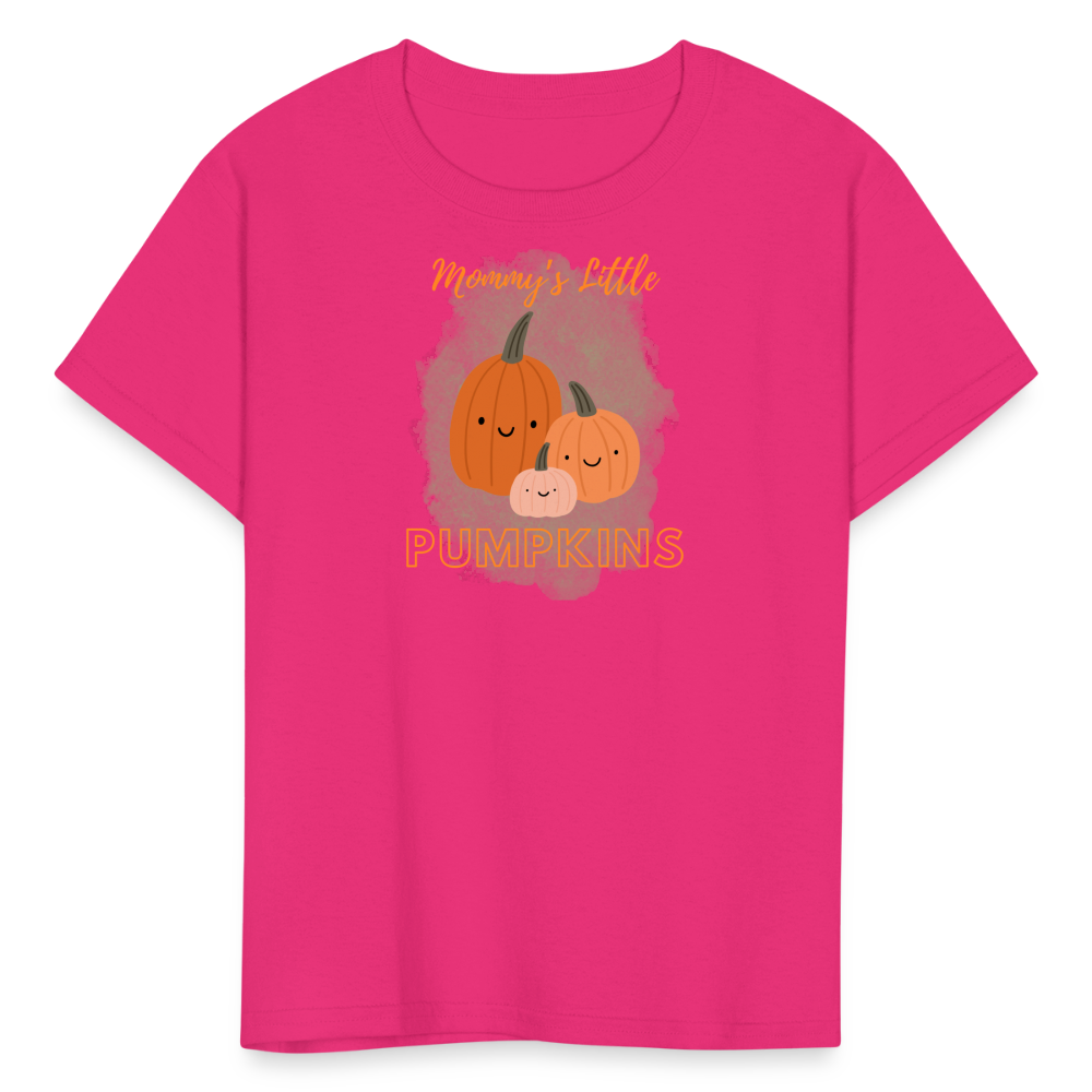 Mommy's Little Pumpkins Kids' T-Shirt - fuchsia