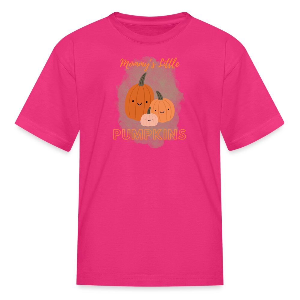 Mommy's Little Pumpkins Kids' T-Shirt - fuchsia