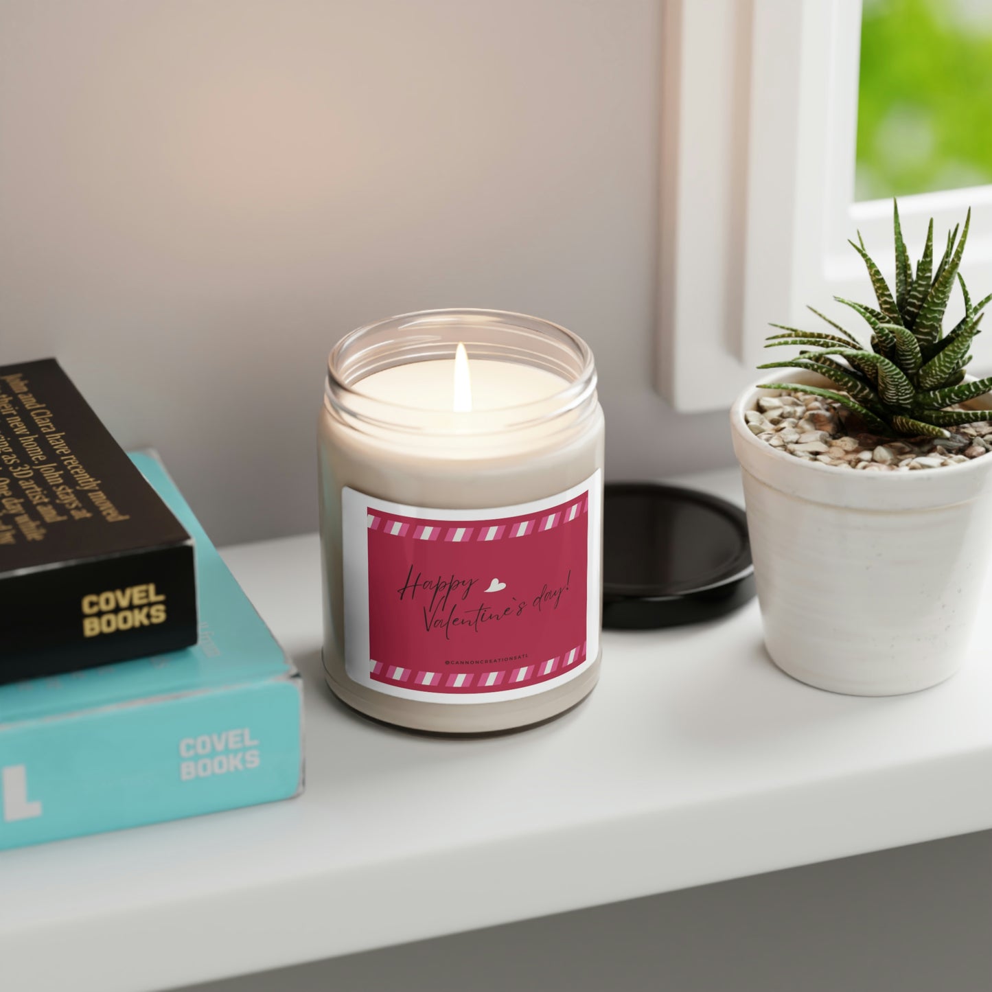 Scented Soy Candle Happy Valentines Day