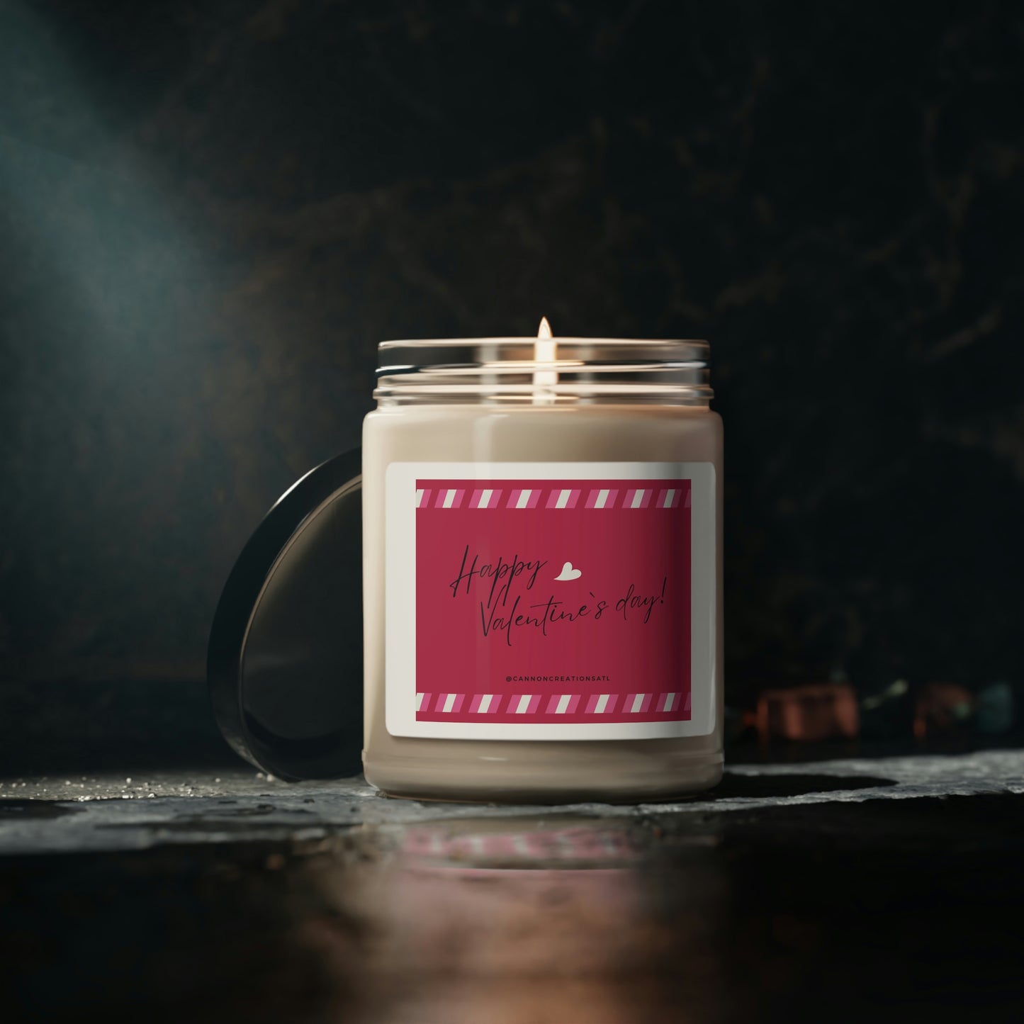 Scented Soy Candle Happy Valentines Day